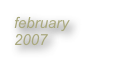 february
2007